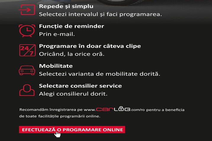 Programare service #ONLINE
