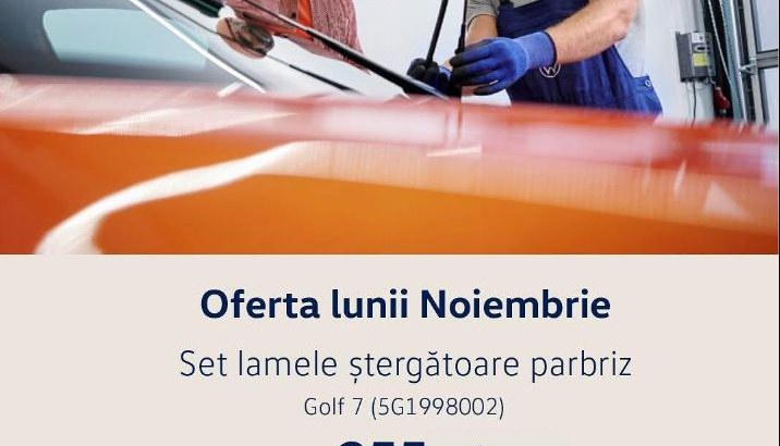 Schimba la timp Stergatoarele pentru o vizibilitate optima