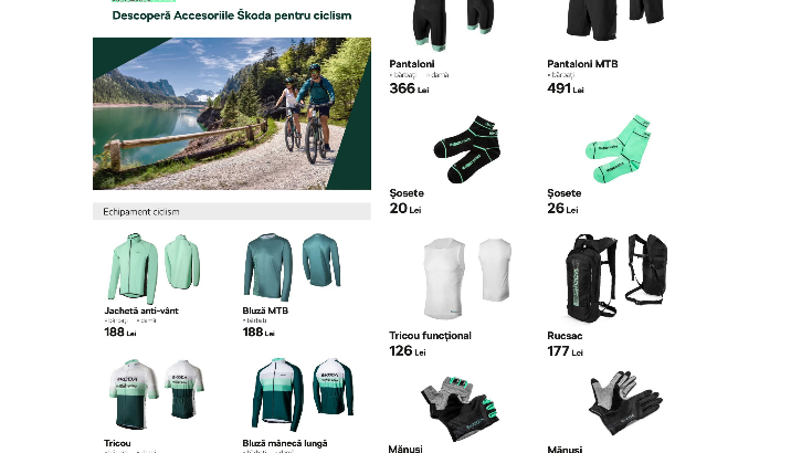 Descopera Accesoriile SKODA pentru Ciclism, la ENDURO