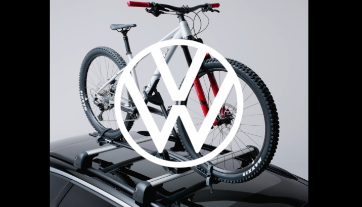  Alege libertatea de a pedala oriunde cu suportul de bicicletă original Volkswagen
