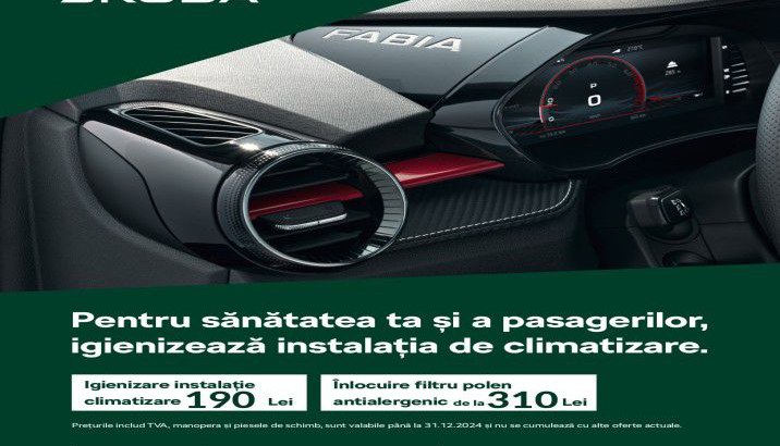 Igienizare climatizare SKODA