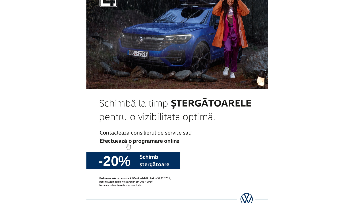 Schimba la timp Stergatoarele pentru o vizibilitate optima